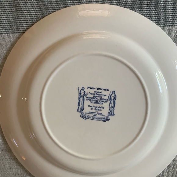 Fair Winds Friendships of Salem Historical Plate - Picture 4 of 6